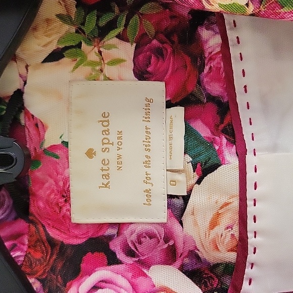 Kate Spade Rose Print Millie Blazer Sz 0 - Picture 4 of 6